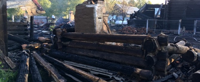 В Моркинском районе на пожаре погиб пожилой мужчина 