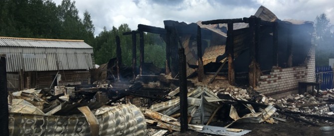 В Моркинском районе на днях произошло 2 серьезных пожара