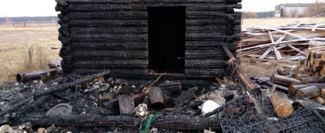 В Марий Эл мужики «зажгли не по-детски» и спалили баню