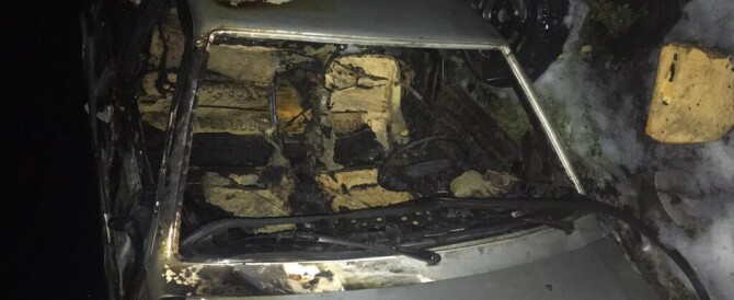 В Медведевском районе oгнем поврежден автомобиль