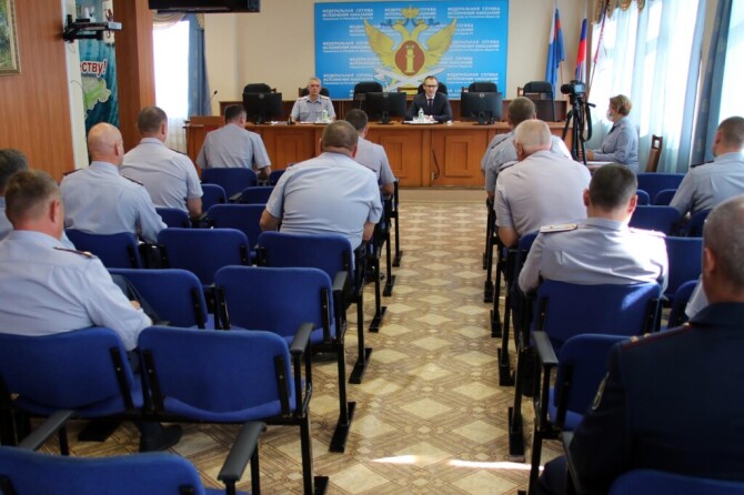 Главный федеральный инспектор по Республике Марий Эл Павел Волков принял участие в совещании руководящего состава УФСИН