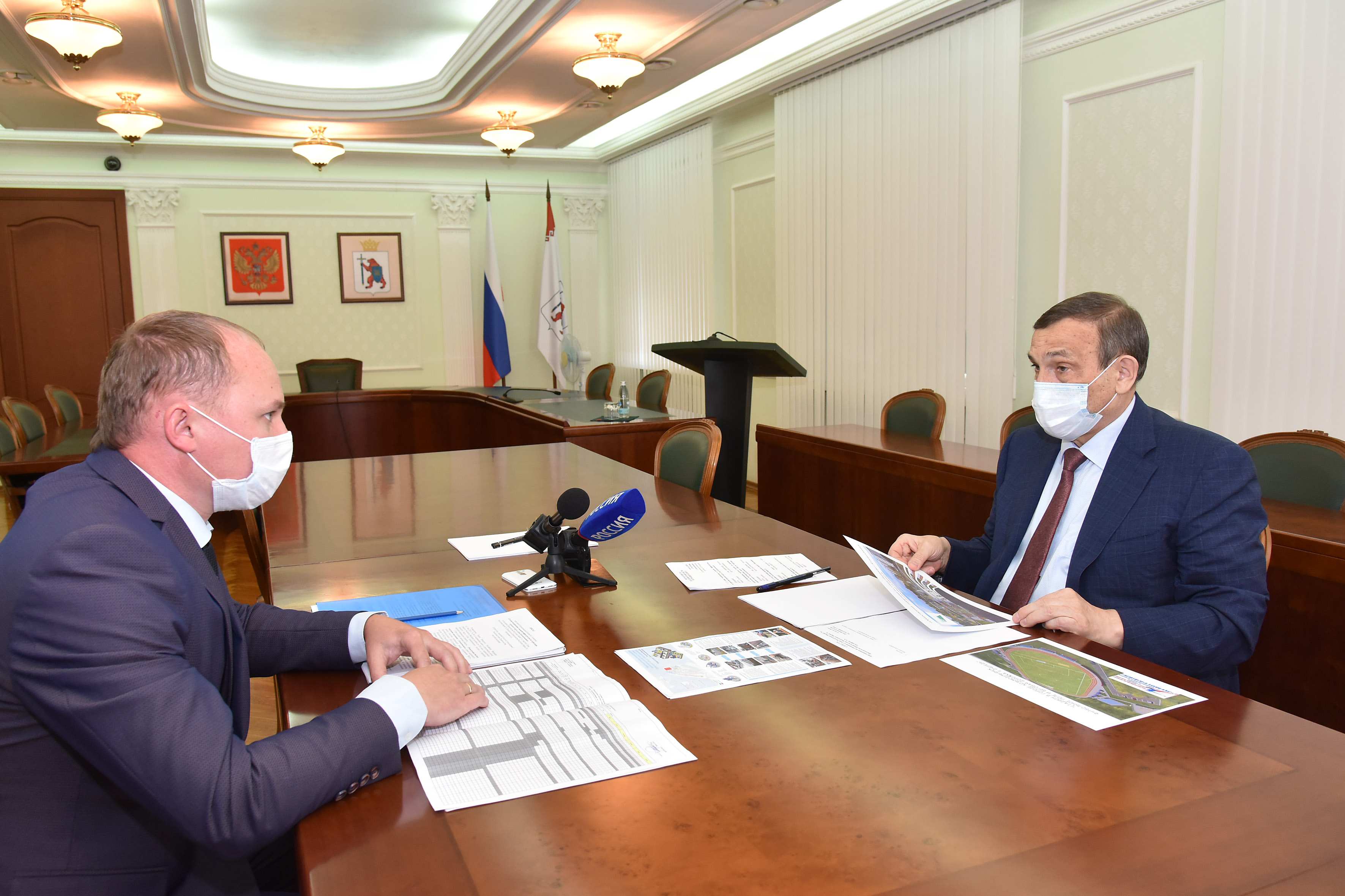 Глава Марий Эл и мэр Козьмодемьянска обсудили развитие города