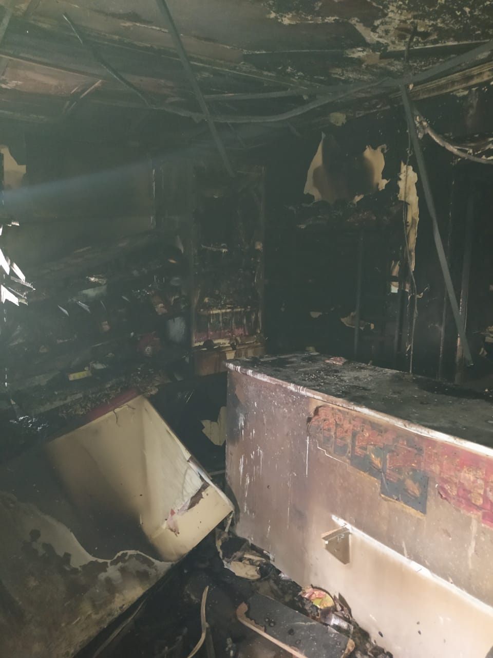 В Сернурском районе сгорел продуктовый магазин